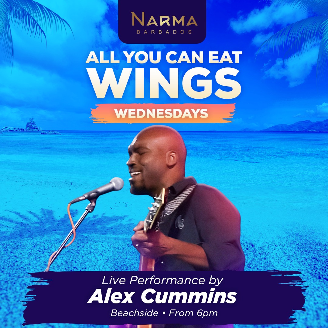 All You Can Eat Wings Wednesdays - Live Performance by Alex Cummins, Beachside from 6PM